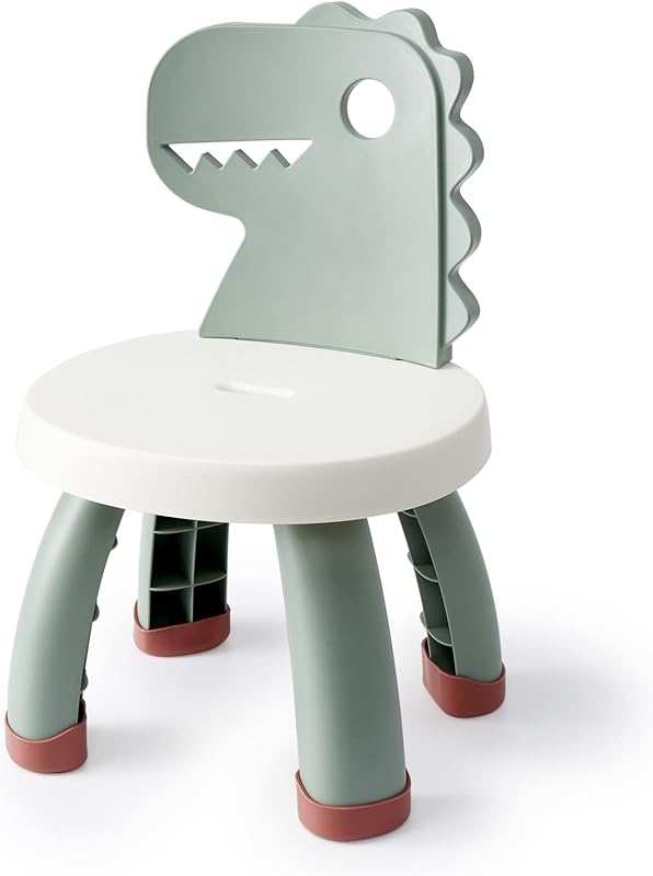 Green Toddler Dino Chair: Sturdy, Lightweight Activity Chair for Ages 