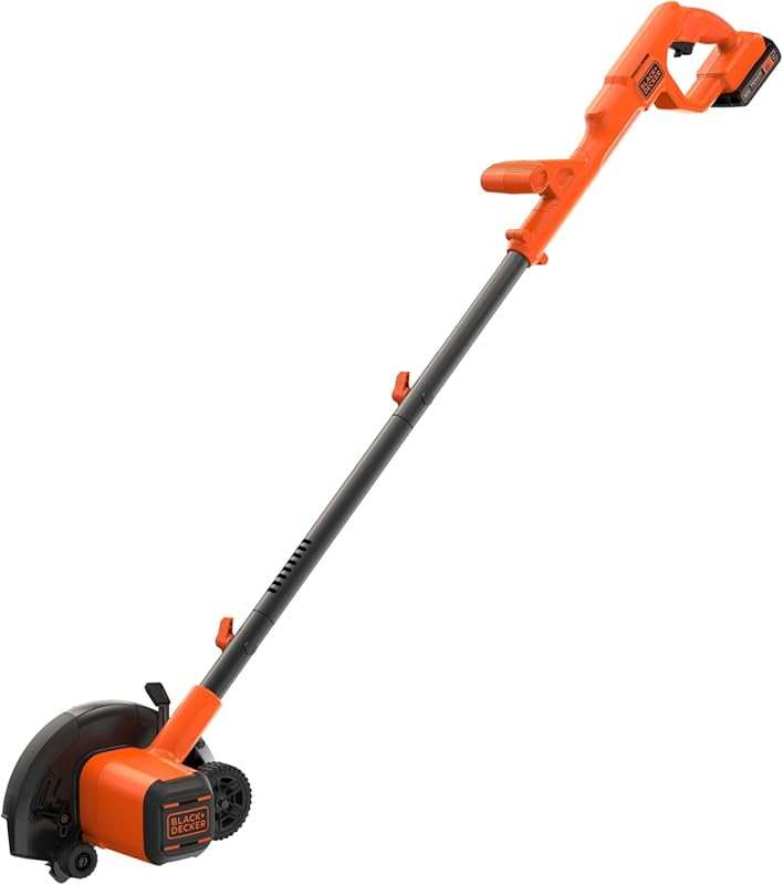 BLACK+DECKER 20V MAX Cordless Edger with 1.5Ah Battery, 4 Height Setti