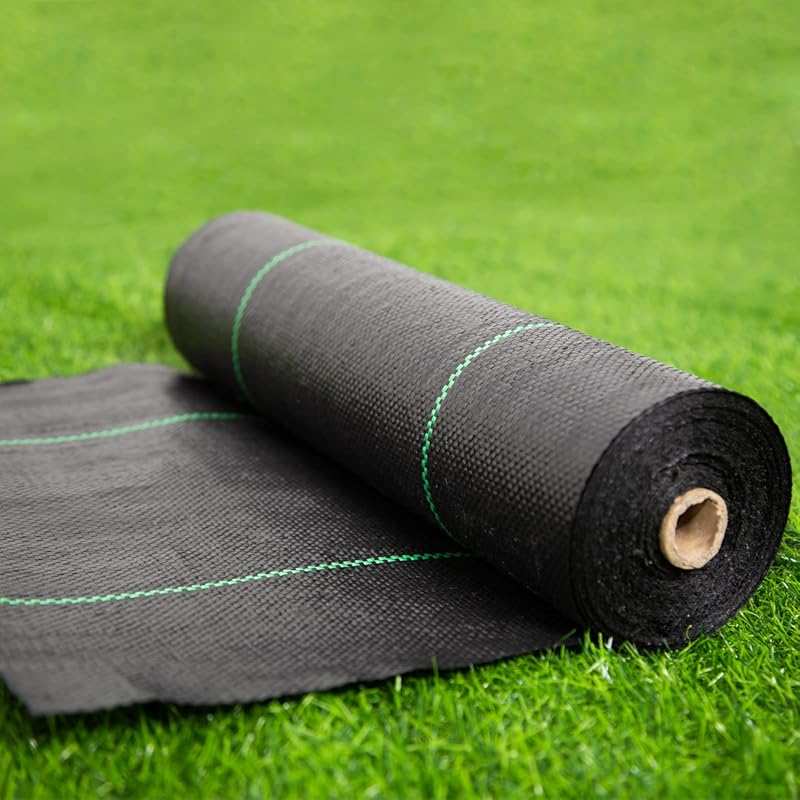 Heavy Duty 3.2oz Woven Weed Barrier Landscape Fabric for Ground Cover 
