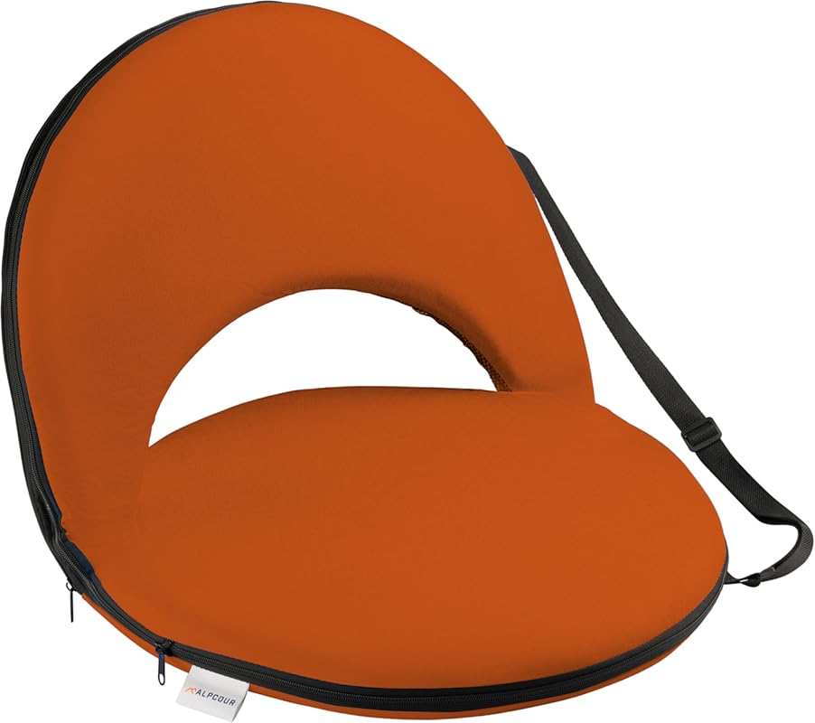 Alpcour Deluxe Folding Stadium Seat with 6-Position Back Support, Wate