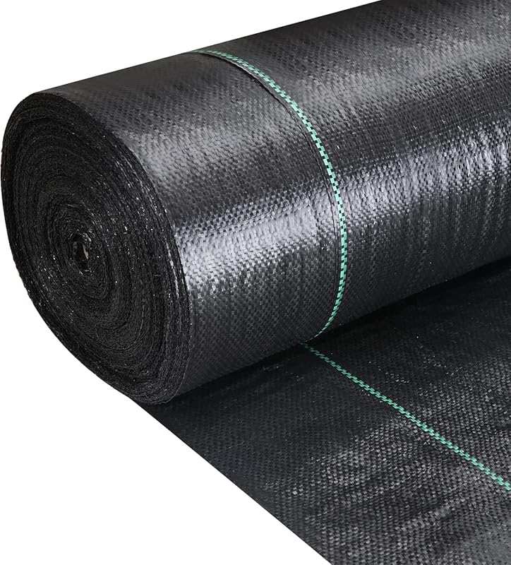 Commercial 6x300 ft Heavy Duty Weed Barrier Landscape Fabric for Drive