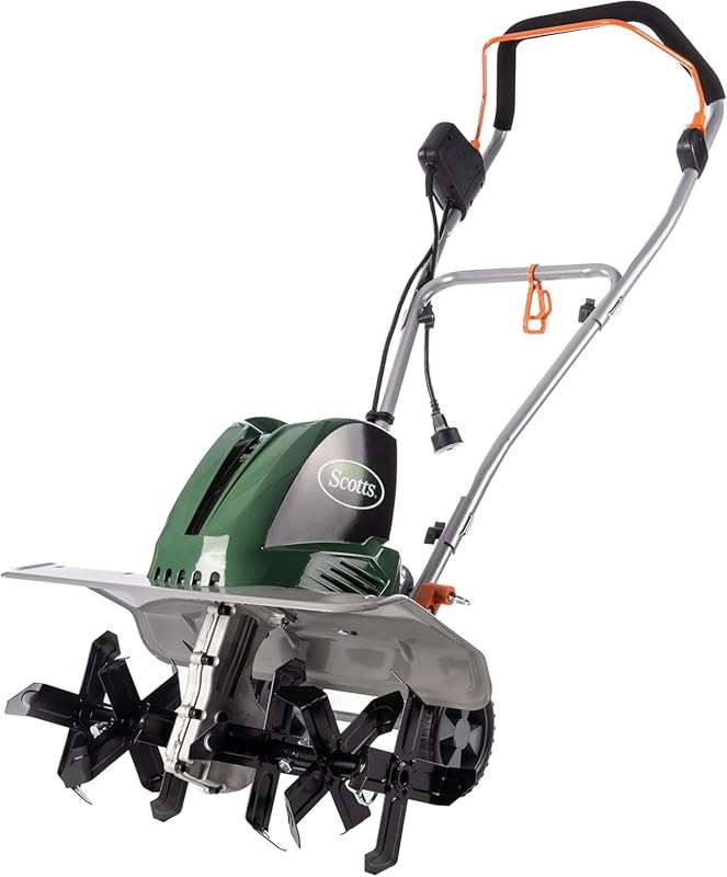 Scotts 14-Amp 20-Inch Electric Tiller for Lawn & Garden