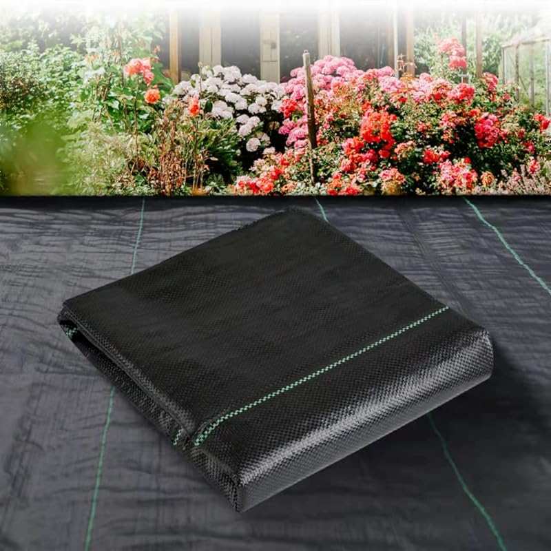 Heavy Duty 3ftx50ft Woven Geotextile Weed Barrier Landscape Fabric for