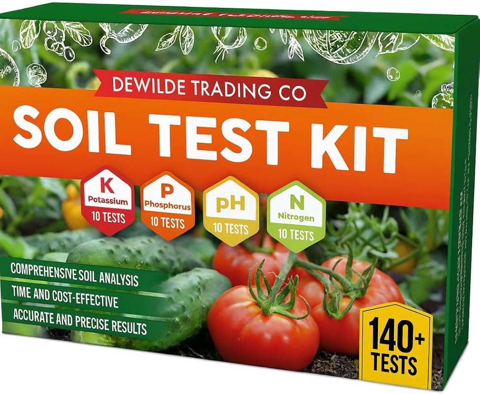 2026 Version Soil Test Kit: 140 Tests for Garden PH, Ammonia, Nitrogen