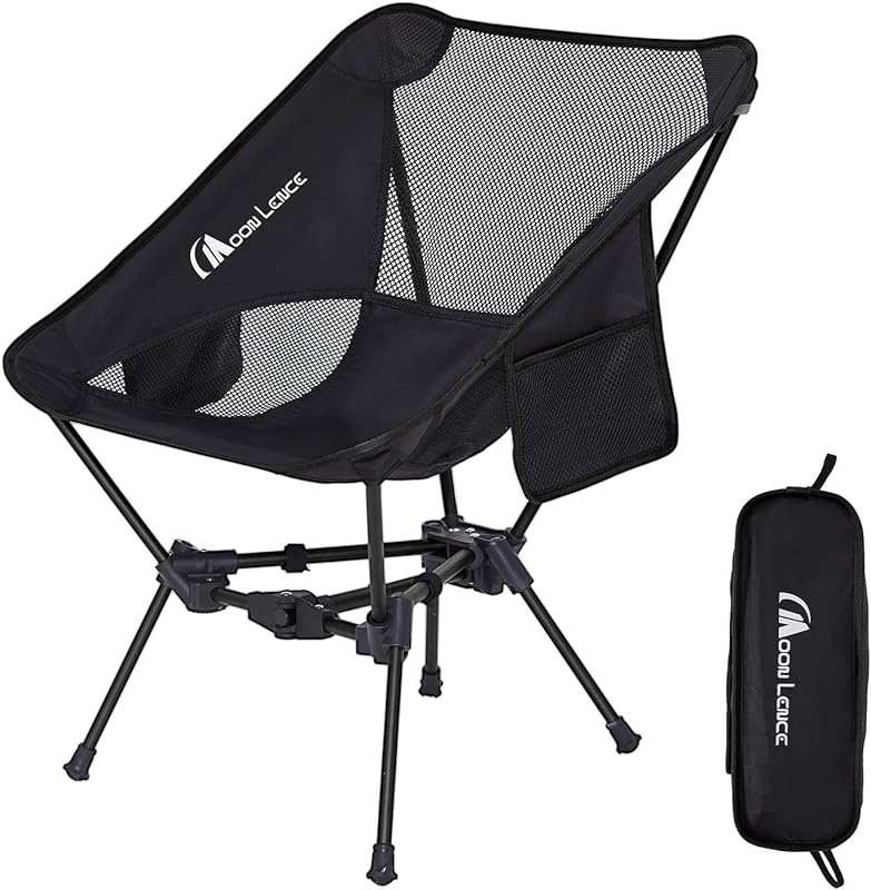 MOON LENCE 4th Gen Ultralight Folding Camping Backpacking Chair, Compa