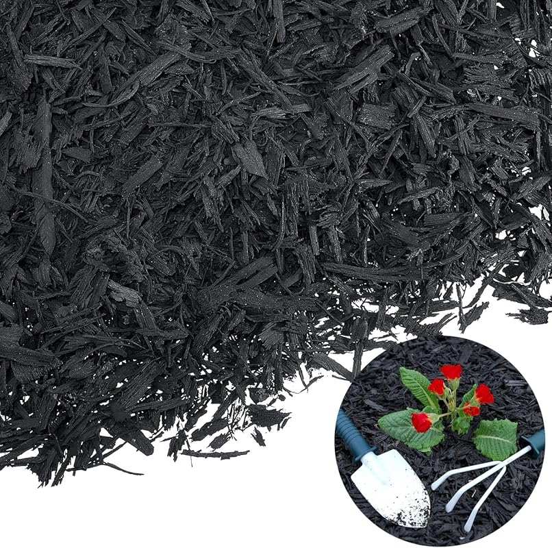 Frienda Shredded Rubber Crumb Mulch: Protective Flooring for Gardens, 