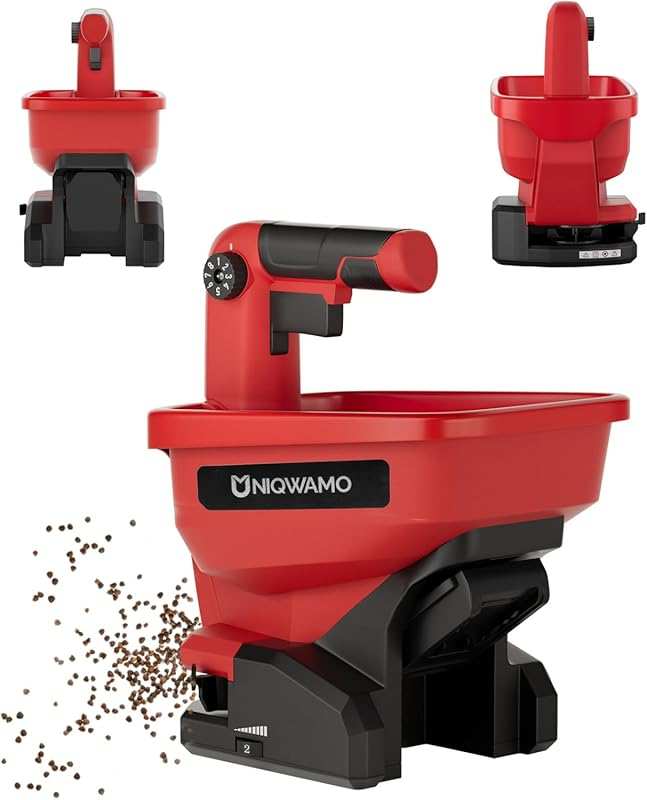 Handheld Grass Seed Spreader for Milwaukee 18V Batteries: Year-Round U