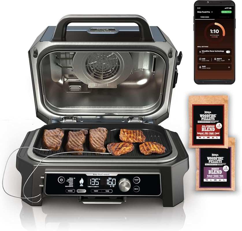 Ninja OG951 Woodfire Pro Connect Premium XL Outdoor Grill & Smoker