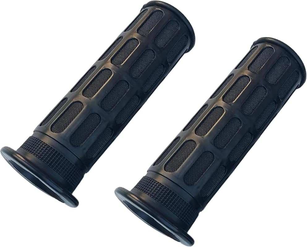 2 Rubber Non-Handlebar Grips for Wheelbarrow Replacement - Durable Tra