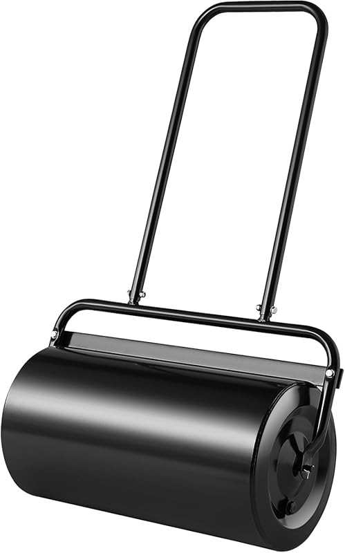 VEVOR 13 Gallon Heavy Duty Steel Lawn Roller with Ergonomic Handle for