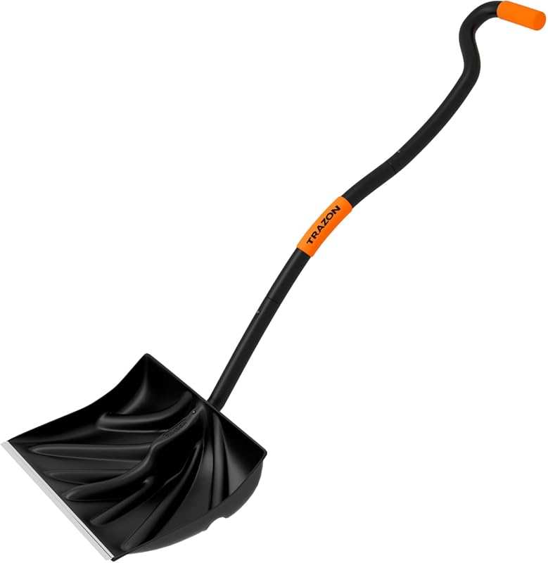 Heavy-Duty Ergonomic Snow Shovel with 18