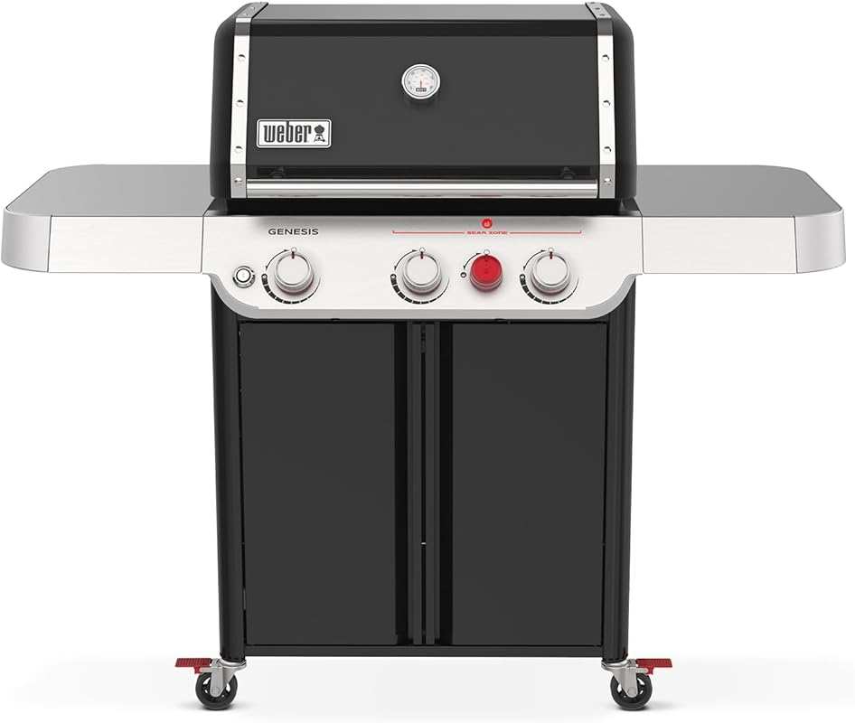 Weber Genesis E-325 3-Burner Liquid Propane Gas Grill for Outdoor Cook