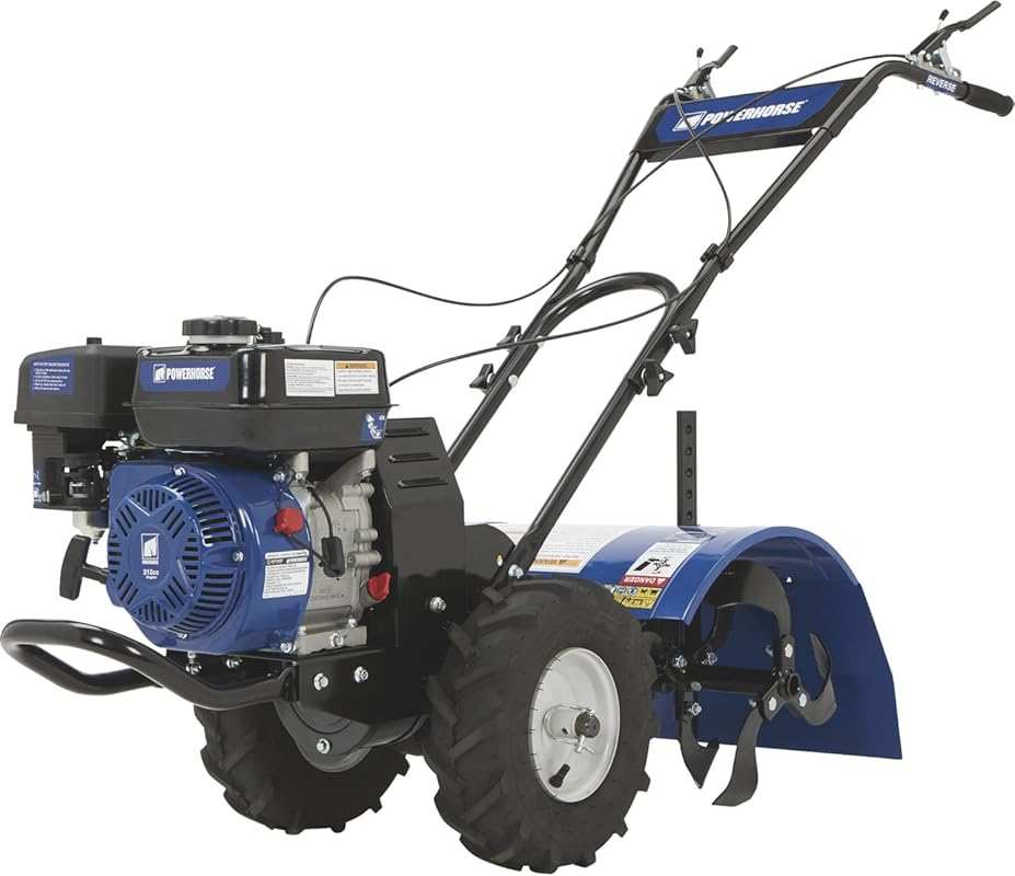 Powerhorse 20in Rear Tine Tiller with 212cc Gas Engine
