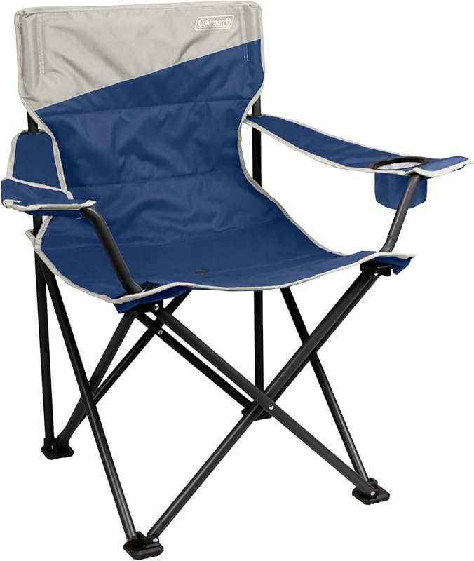 Coleman Big-N-Tall XL Camping Chair: Water-Resistant, Supports 600 lbs