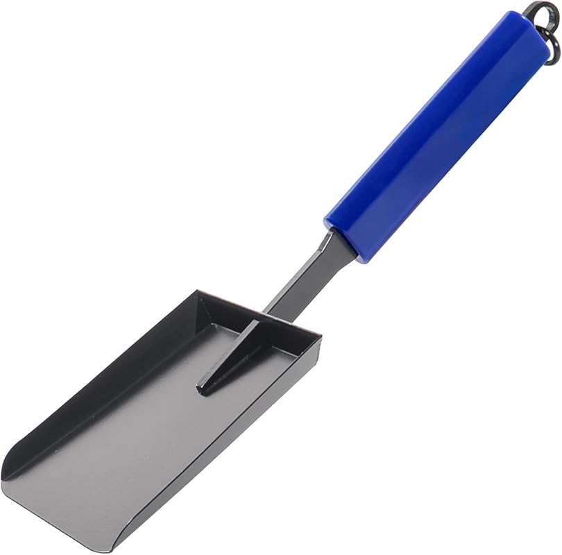 15in Solid Iron Fireplace Ash Shovel for Fire Pit & Indoor Fireplace –