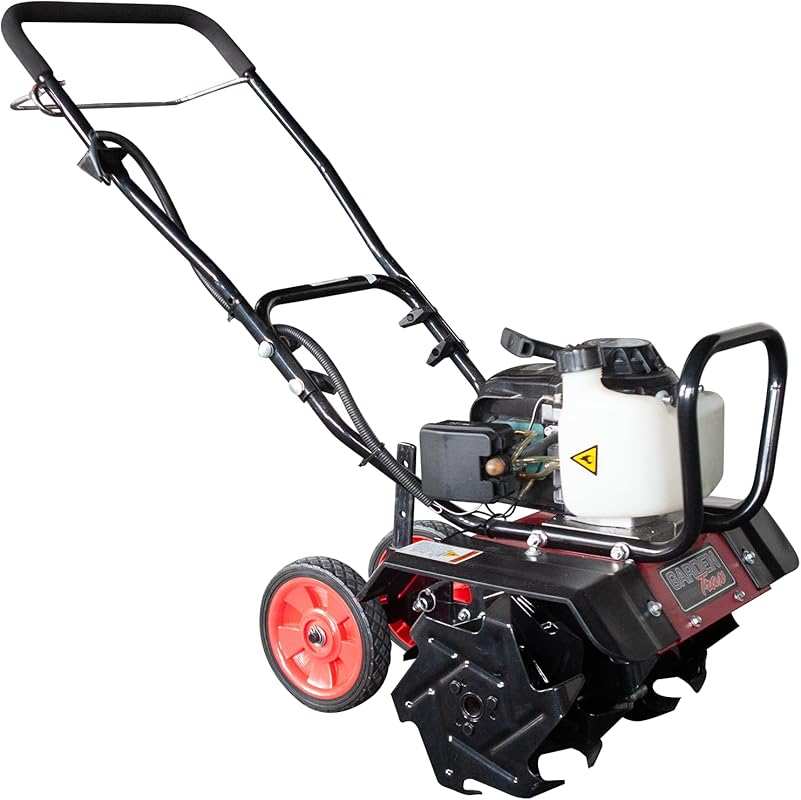 GardenTrax 40cc 4-Cycle Mini Cultivator with 6 Durable Steel Tines