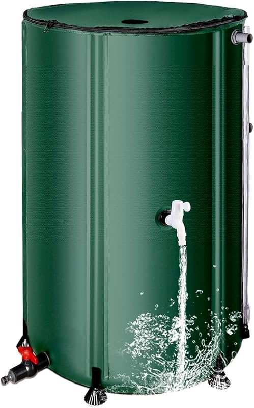 THUNDERBAY 100 Gallon Collapsible Rain Barrel: Portable Water Storage 