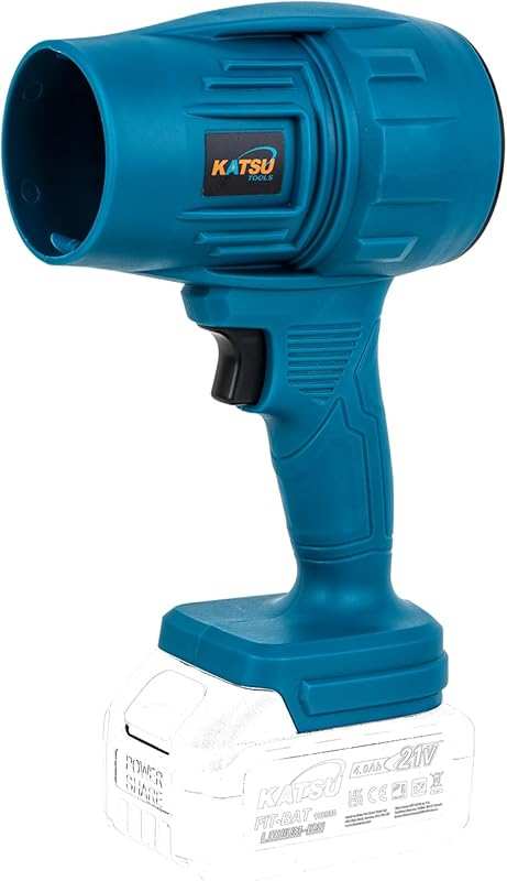 KATSU FIT-BAT Cordless Compact Air Blower: Turbo Volume for Dust, Leav