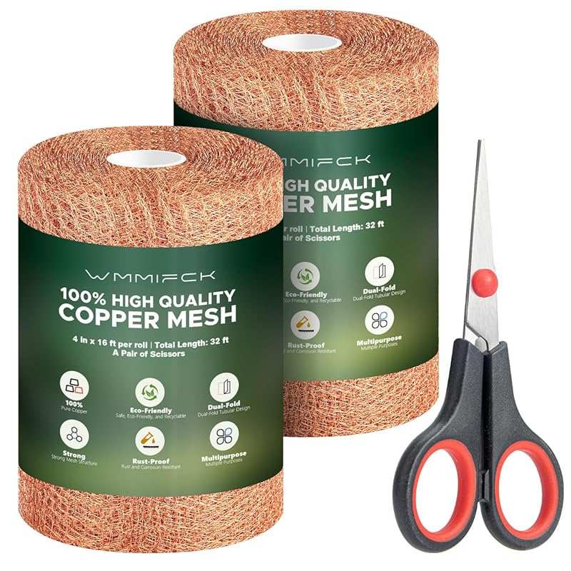 3rd Gen Copper Mesh Rodent & Snail Control Kit - Pure Copper Wool for 