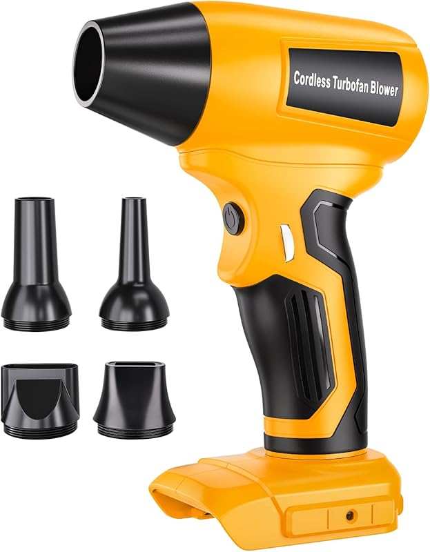 Taingwei Cordless Leaf Blower: Dewalt 20V Battery Compatible, Brushles