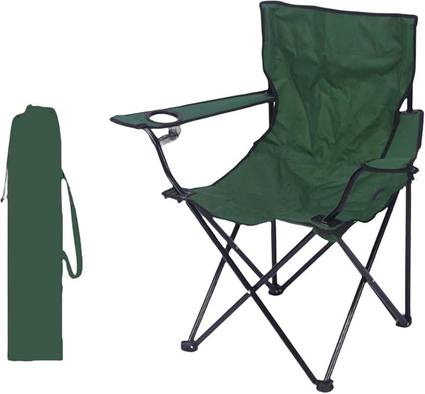 Foldable Camping Chair for Adults, Large Portable Lawn Chair for Outdo