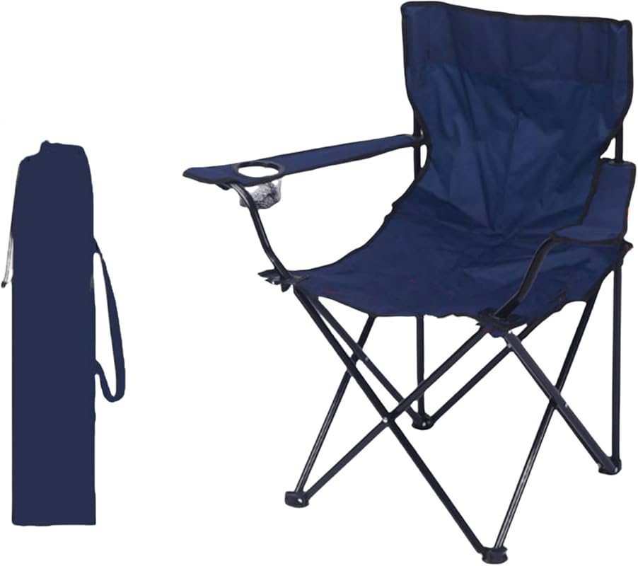 Foldable Camping Chair for Adults, Large Portable Lawn Chair for Outdo
