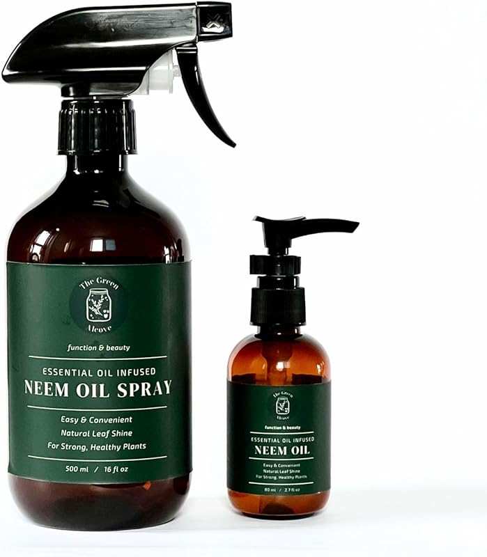 Natural Neem Oil for Plants, Makes 480 oz, with Spray Bottle, for Indo