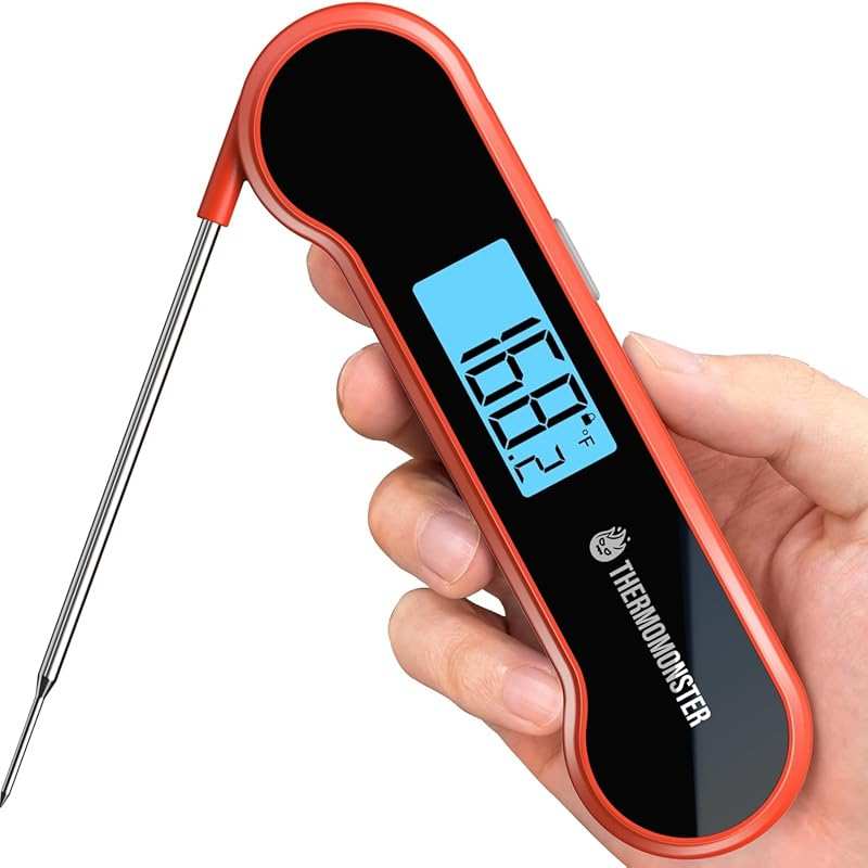 0.5 Sec Instant Read Digital Food Thermometer, ±0.5℉ Precision, for BB