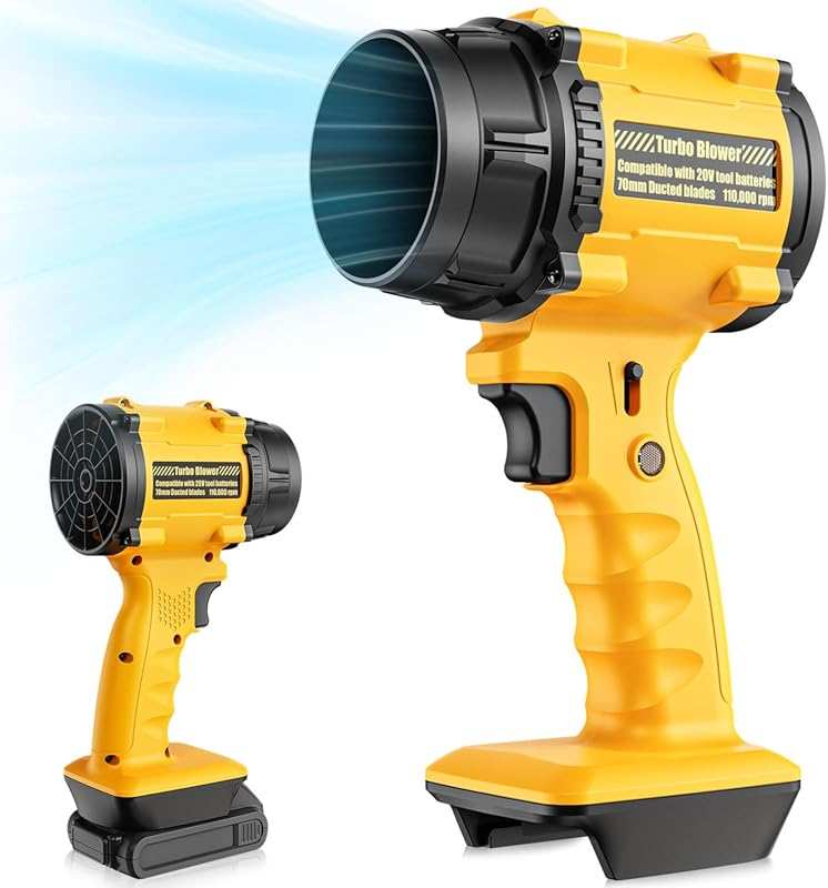 Cordless Leaf Blower for DeWalt 20V: 125MPH Handheld Air Blower for Ga