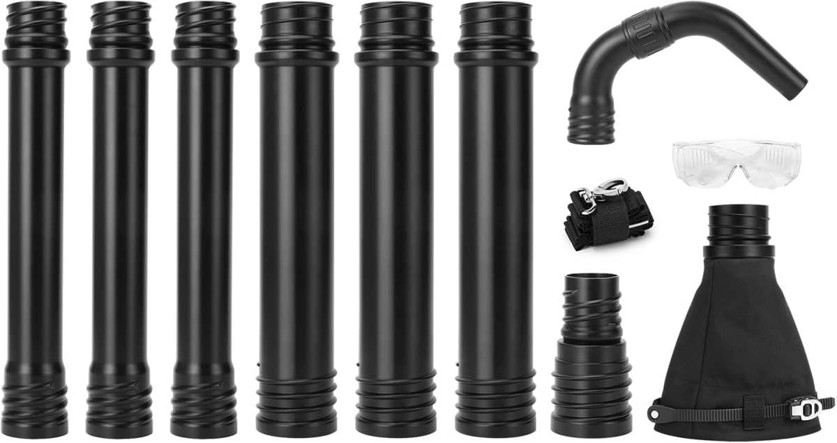 Universal Gutter Cleaning Attachment for Leaf Blowers - Adjustable Ang