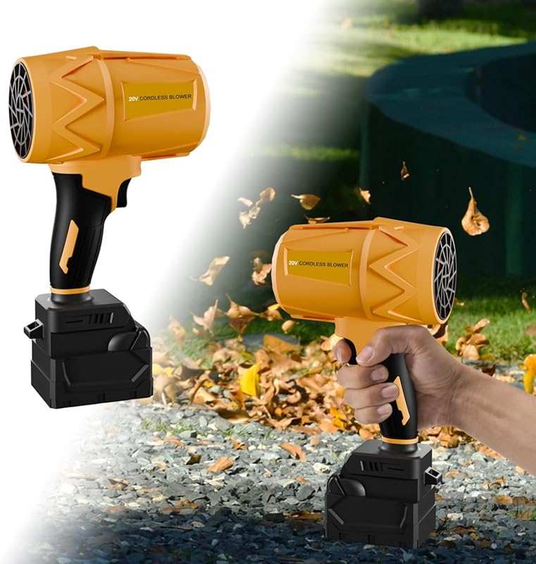 Small Handheld Leaf Blower: 125-MPH 430-CFM Battery Powered Blower for