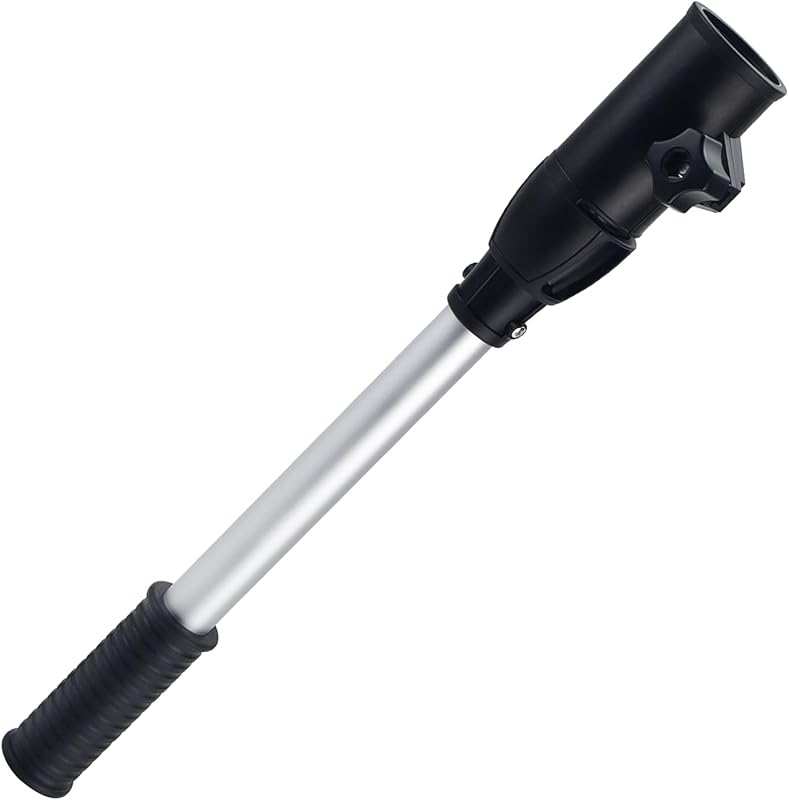 Anodized Aluminum Tiller Extension Handle with TPR Grip for Outboard &