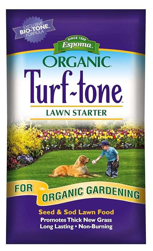 Turf-Tone Natural Organic Starter Fertilizer: Long-lasting nitrogen, p