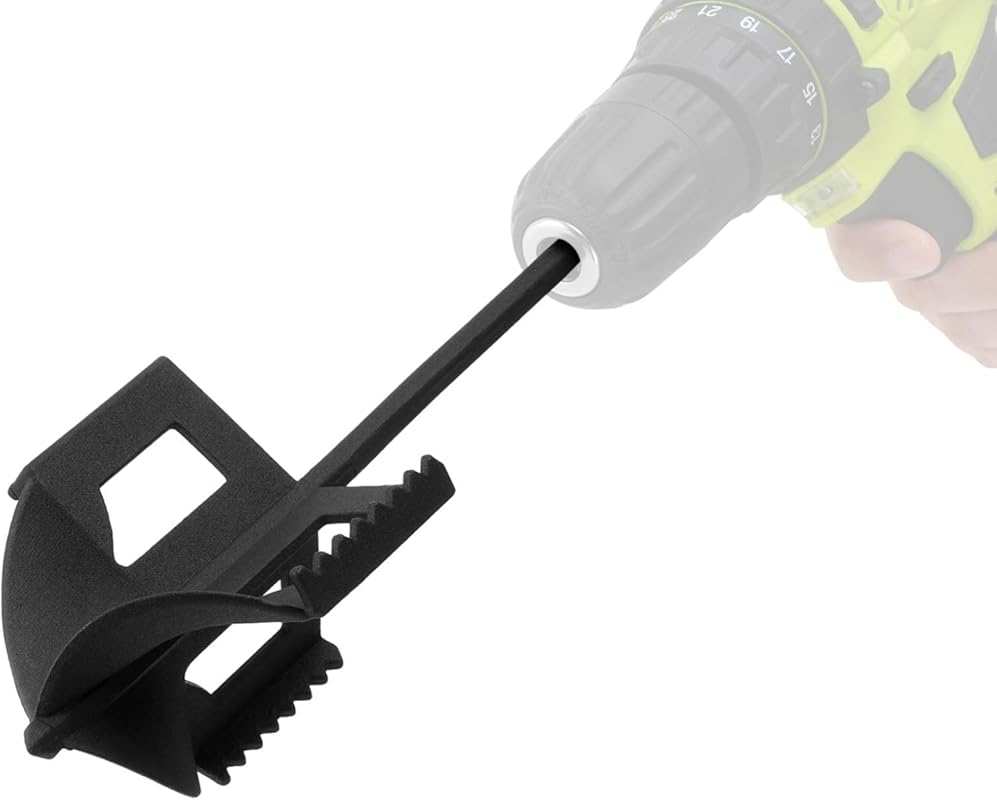 4-in-1 Soil Tiller Attachment for 3/8