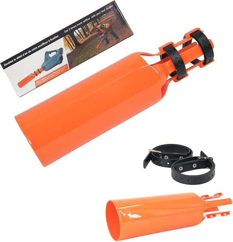 Leaf Blower Air Booster Turbo Nozzle: 2X Speed & Power Attachment for 