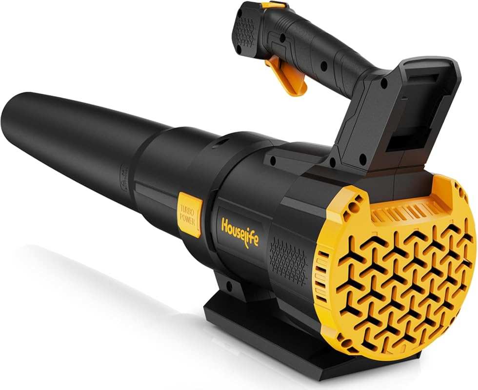 Cordless Leaf Blower for Dewalt 20V: 650 CFM, 200 MPH Variable Speed w