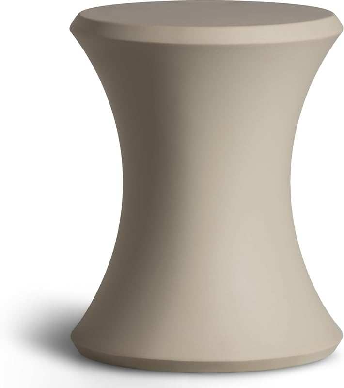 Sand Modern Outdoor Side Table for Pool or Patio – All-Weather Lounger