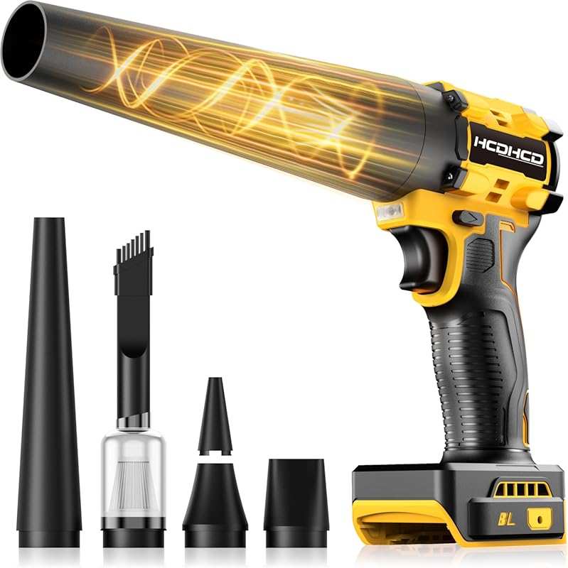 Lightweight Mini Cordless Leaf Blower: Portable 2-in-1 Electric Blower