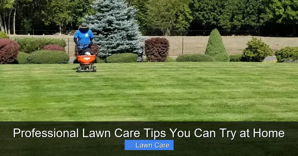 Professional Lawn Care Tips You Can Try at Home