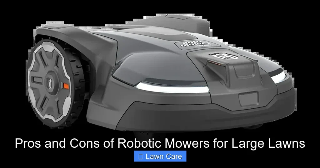 Pros and Cons of Robotic Mowers for Large Lawns