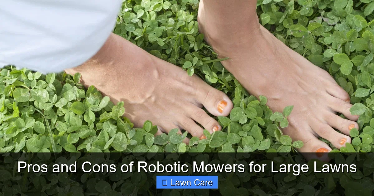 Pros and Cons of Robotic Mowers for Large Lawns