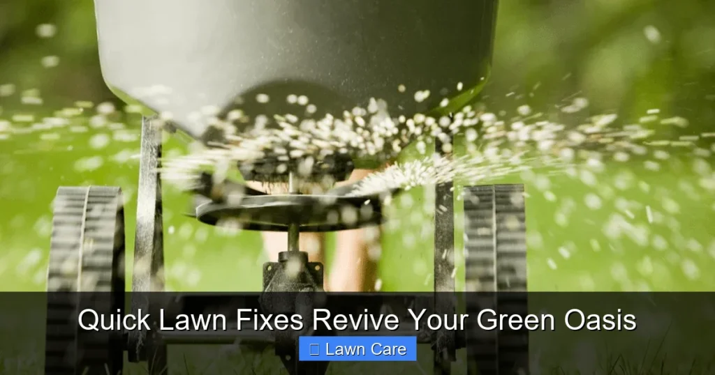 Quick Lawn Fixes Revive Your Green Oasis
