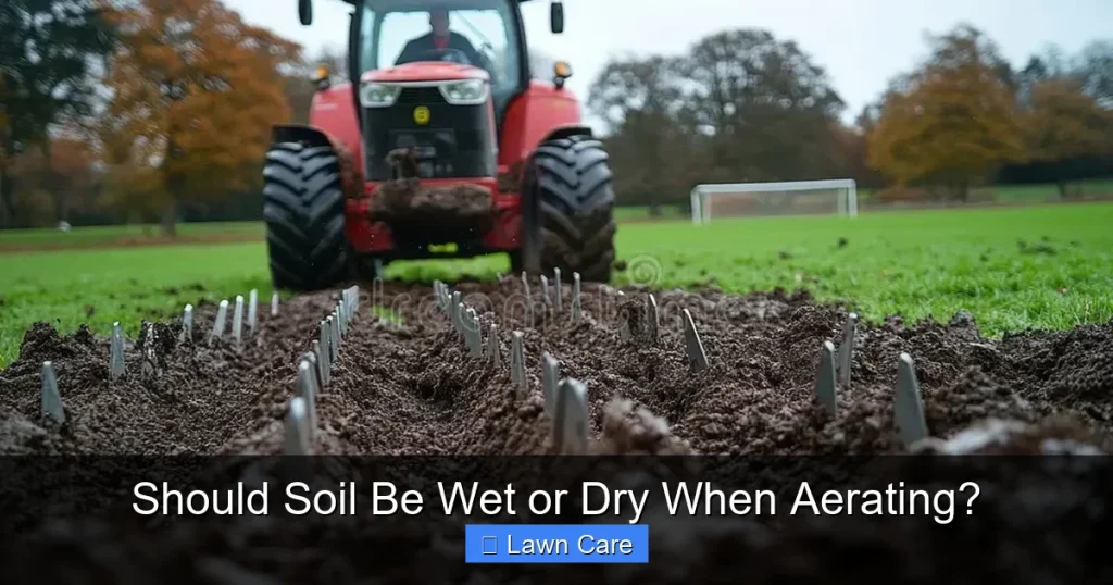 Should Soil Be Wet or Dry When Aerating?