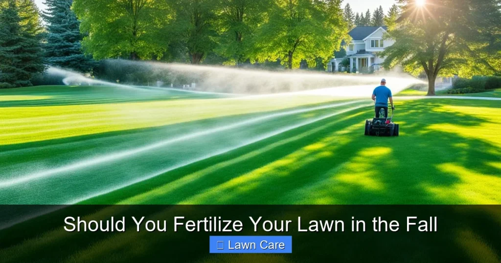 Should You Fertilize Your Lawn in the Fall