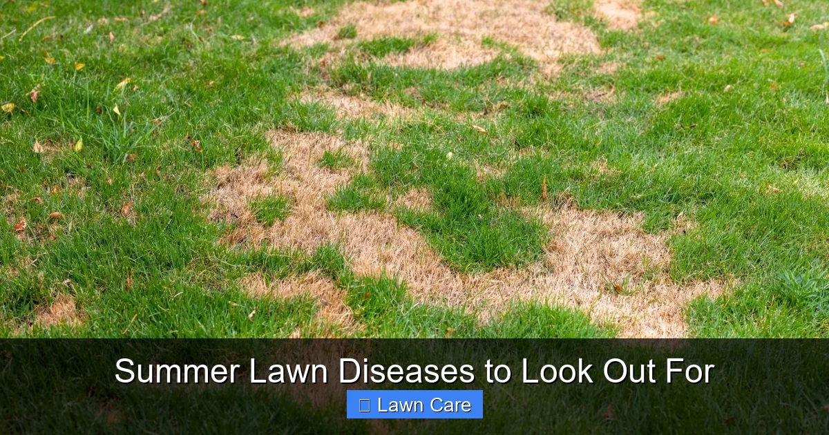 Summer Lawn Diseases to Look Out For