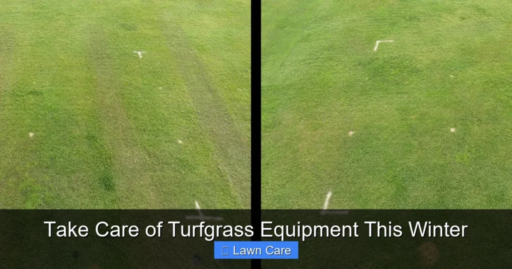 Take Care of Turfgrass Equipment This Winter