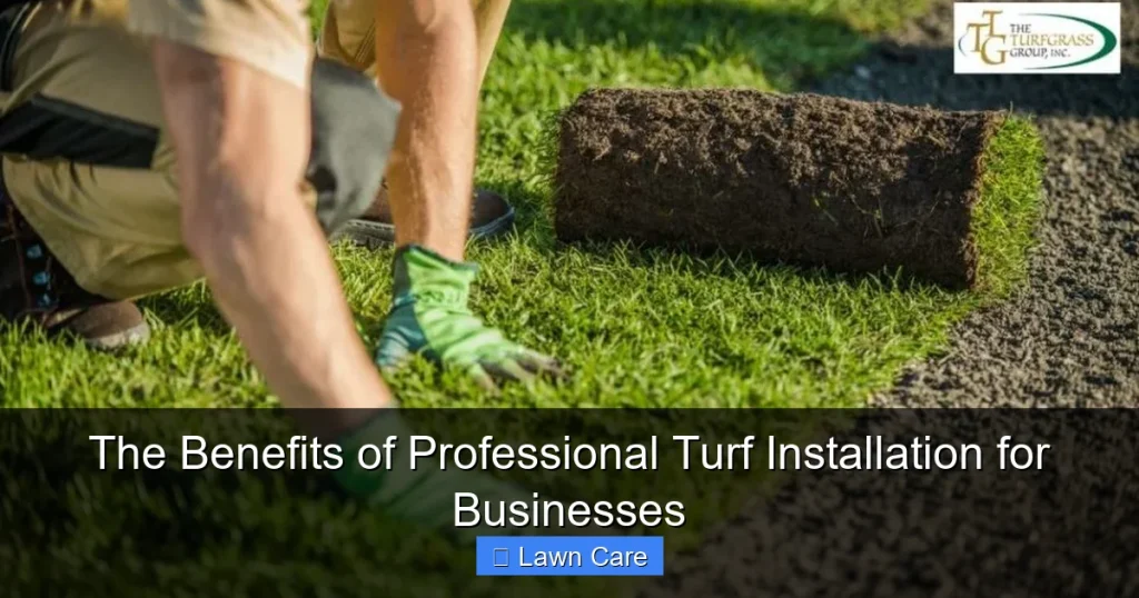 The Benefits of Professional Turf Installation for Businesses