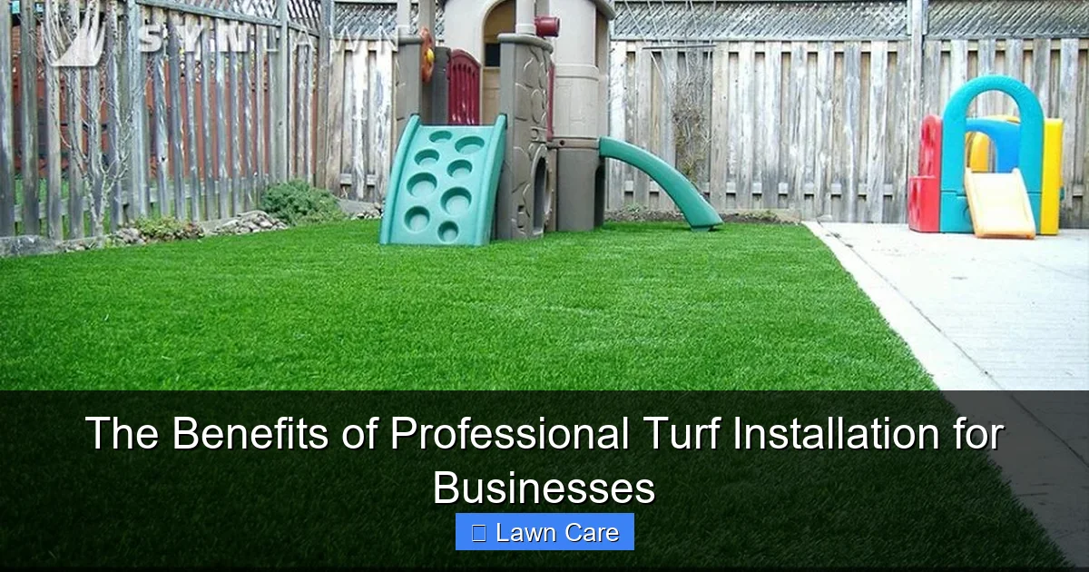 The Benefits of Professional Turf Installation for Businesses