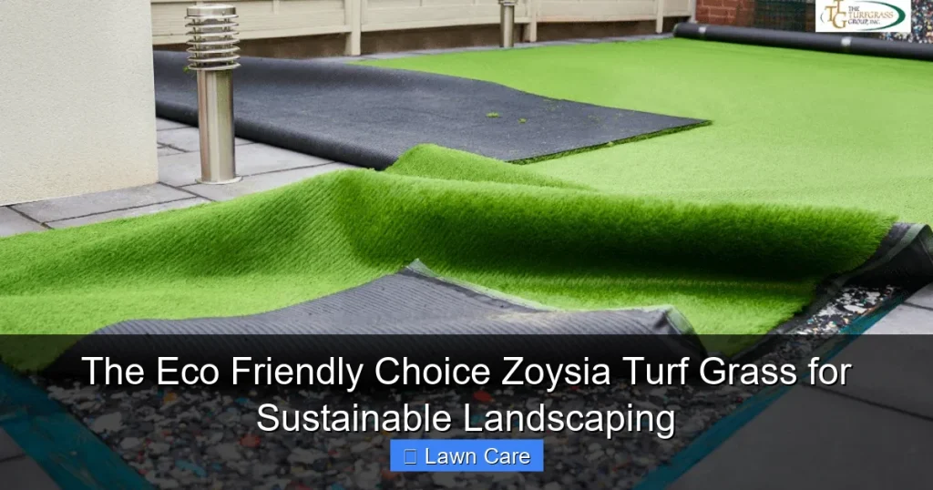 The Eco Friendly Choice Zoysia Turf Grass for Sustainable Landscaping