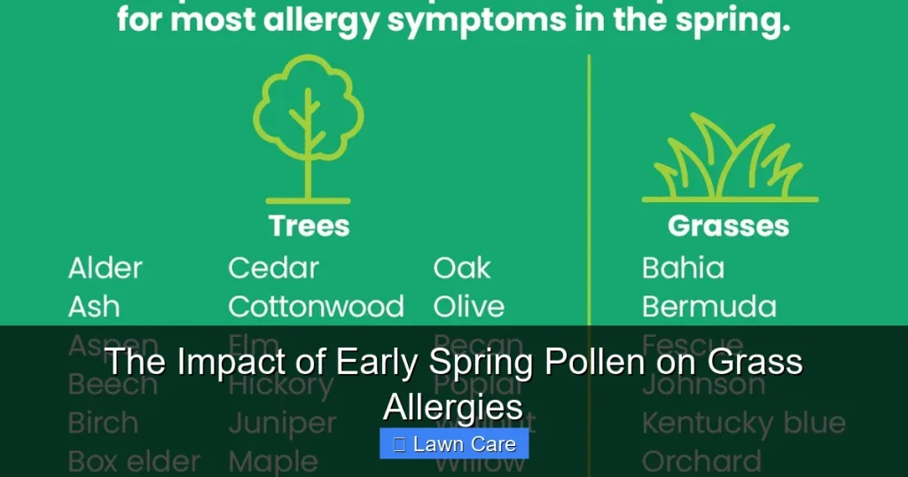 The Impact of Early Spring Pollen on Grass Allergies